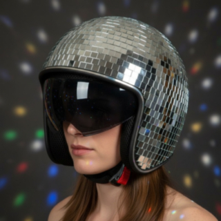 Diskokule Hjelm