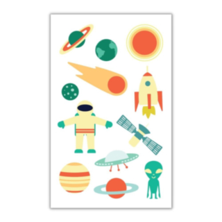 Astronaut Engangstatoveringer