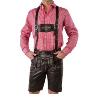 Lederhosen Kunstskinn Brun