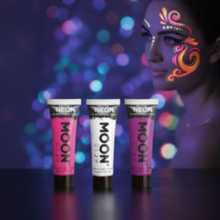 Neon UV Intens Ansiktsmaling Sminkesett