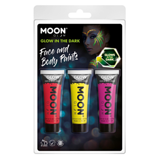 Glow In The Dark Neon Ansiktsmaling