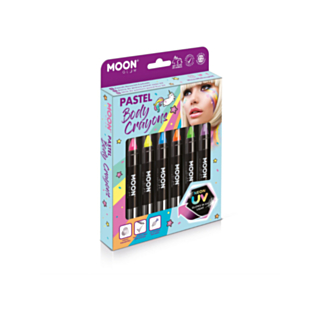 Moon Glow Pastell Neon UV Kroppsstift Assortert