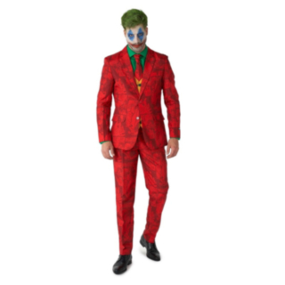 The Joker® Jakkesett Kostyme Rød
