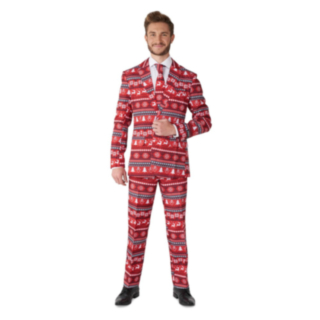 Suitmeister® Nordic Pixel Dress Rød