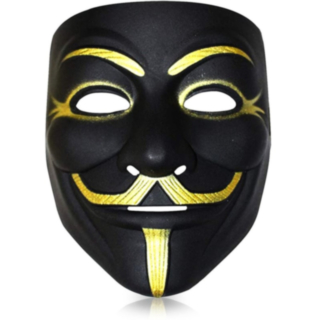 Anonymous Maske Svart