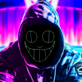 LED Maske Evil Cat