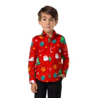 Opposuits® Festivity Red Barneskjorte
