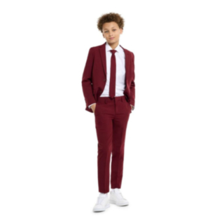 Opposuits® Blazing Burgundy Tenåring Jakkesett