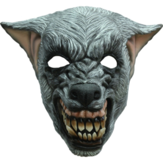 Uhyggelig ulvemaske