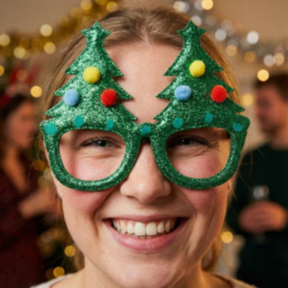 Glitter Juletre Briller