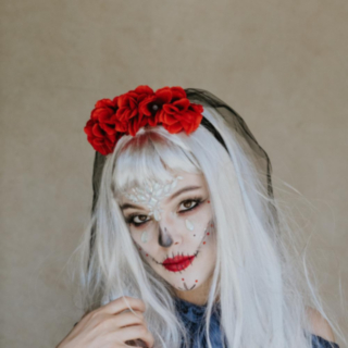 Rose Hårbøyle & Slør