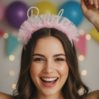 Bride Hårbøyle med Fjær