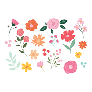 Blomster Engangstatoveringer