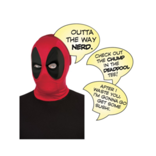 Deadpool® Maske & Snakkebobler