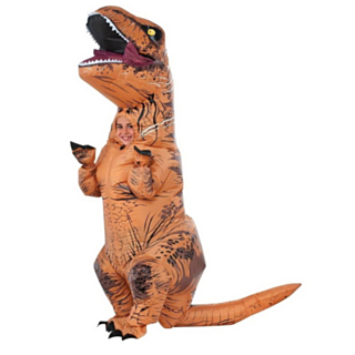 Oppblåsbar T-Rex Barnekostyme