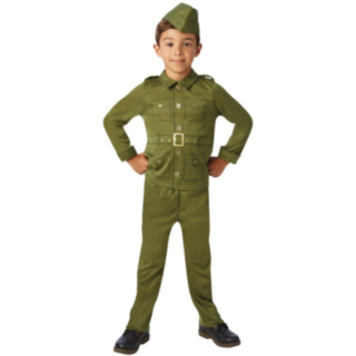 2. Verdenskrig Soldat Barnekostyme
