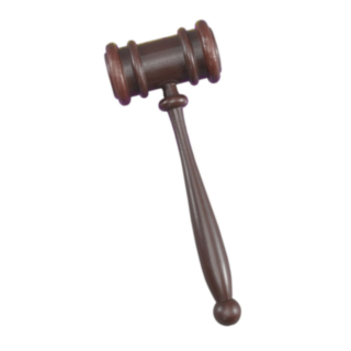 Dommer Hammer Brun