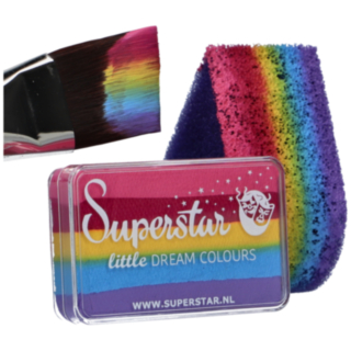 Split Cake Makeup Little Rainbow