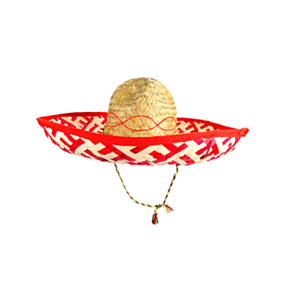 Sombrero Hatt Rød