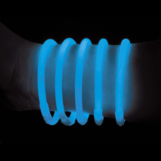 Knekklys Armbånd Blå