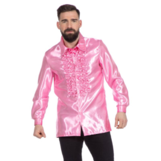 Disco Volanger Skjorte Rosa