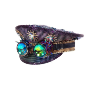 Steampunk Kapteinhatt & Briller