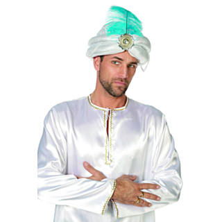Deluxe Turban Sølv
