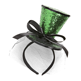 Glitter Hatt Hårbøyle Grønn