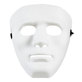 Anonym Maske Hvit