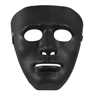 Anonym Maske Svart