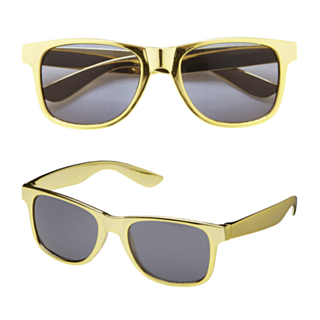 Wayfarer Solbriller Gull