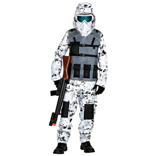 Antarktisk Soldat Barnekostyme
