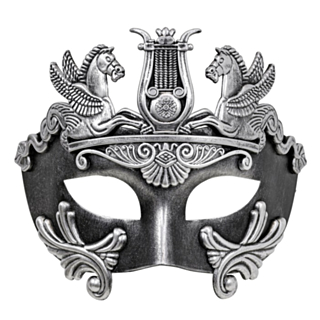 Pegasus Øyemaske Sølv