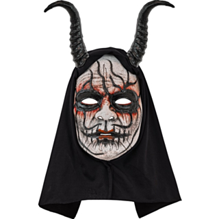 Djevelsk Horn Maske Svart