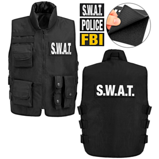 SWAT Taktisk Barnevest Svart