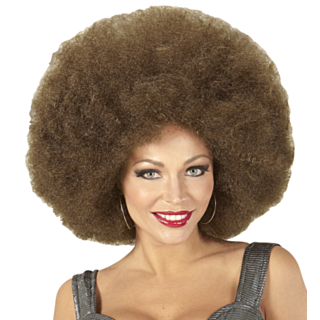 Stor Afroparykk Brun
