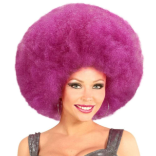 70-talls Afro Parykk Lilla