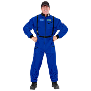 Blå Astronaut Kostyme
