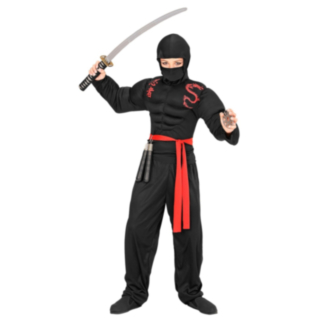 Muskuløs Ninja Barnekostyme