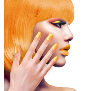 Neon Negler Oransje