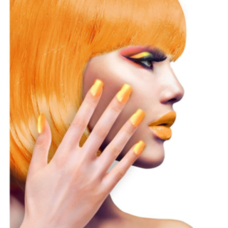 Neon Negler Oransje