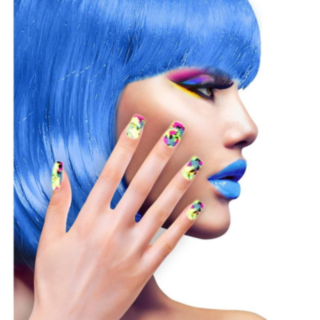Neon Paint Splash Negler