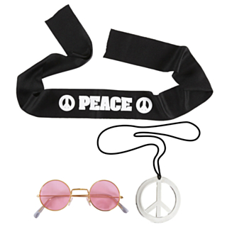 Peace Hippie Tilbehørssett