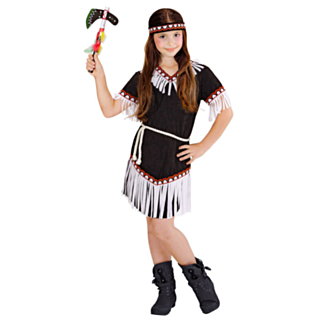 Indianer Krigerprinsesse Barnekostyme