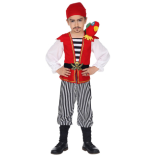 Klassisk Piratkaptein Barnekostyme