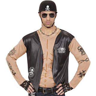 Tøff Biker Skjorte
