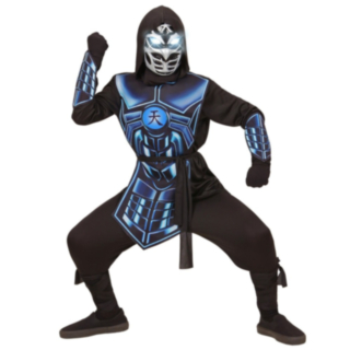Cyber Ninja Barnekostyme