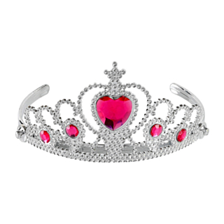 Tiara med Rosa Edelstener