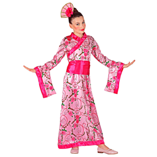 Geisha Orienten Barnekostyme