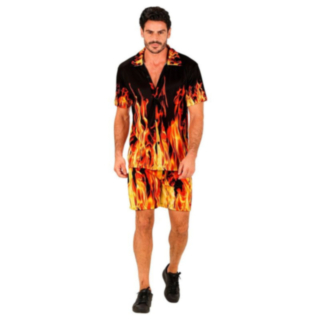 Flamme Skjorte og Shorts